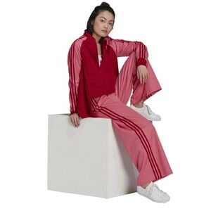 Rare Set adidas Originals Adicolor Classics Collegiate pants pink red, size XS